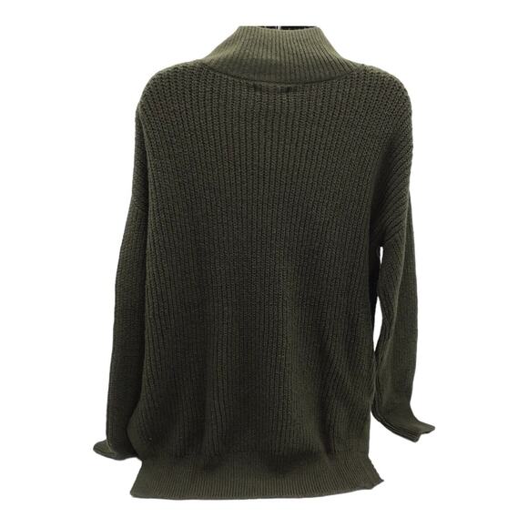 Abound Women’s Small Green Mock Neck Oversized Pullover Sweater NWT - Picture 7 of 16